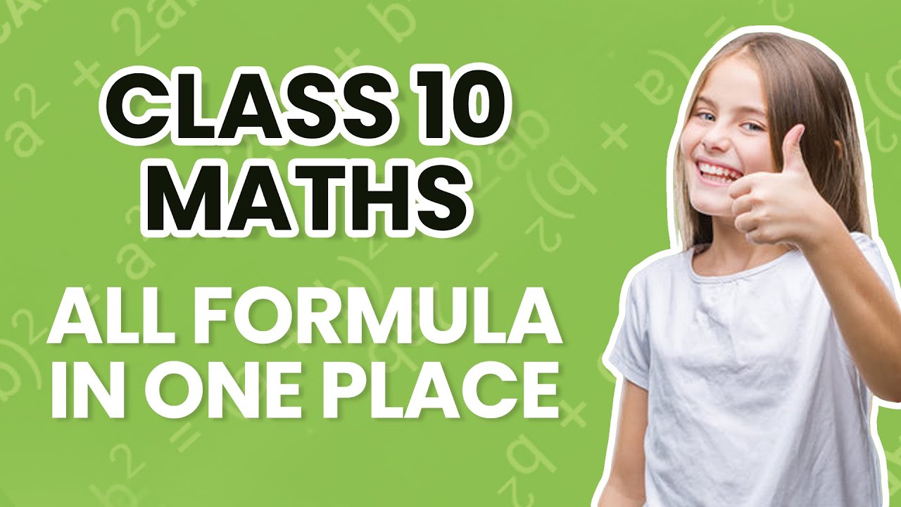 ICSE Maths formulas for Class 10 Free PDF (For Quick Revision)