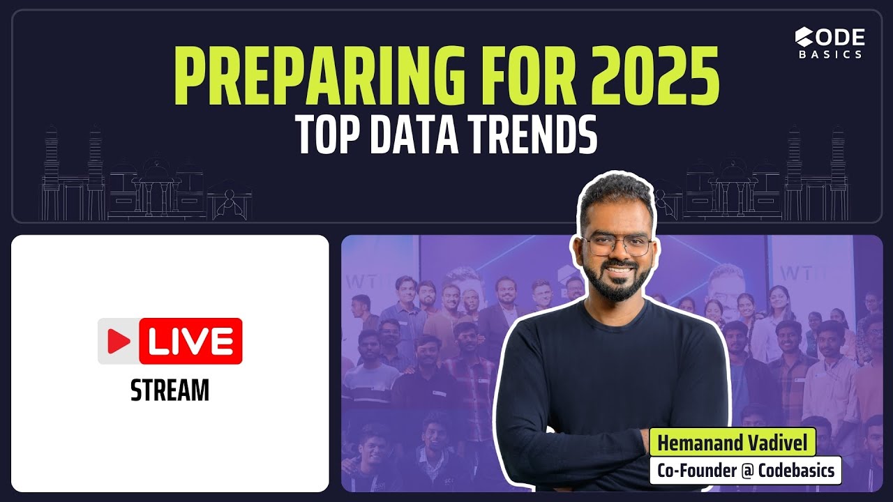 Preparing for 2025 - Top Data Trends, Scams | Codebasics Learner Meet Up Hyderabad