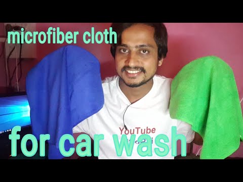 Microfiber car cleaning cloth
