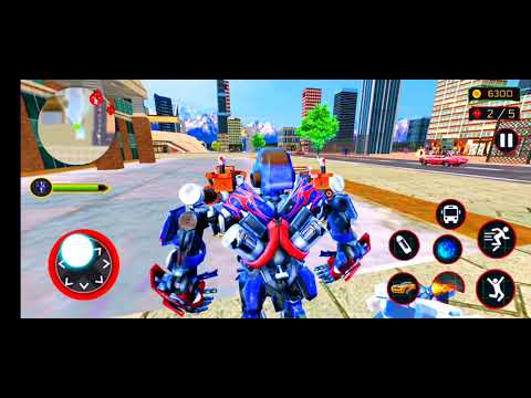 Bus Robot Car Transform - Robot Bus Transform * Android Gameplay