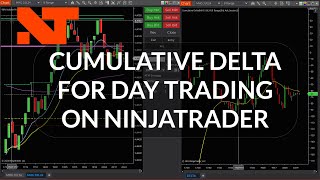 📈 Using Cumulative Delta in NinjaTrader for Better Day Trading Decisions 📉