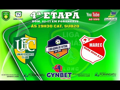 LIGA GOIÁS GYNBET.COM 2025 CATEG. BASE 2025 - UNIÃO EC ARAGUAÇU TO X MAREC MARA ROSA