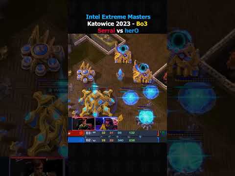 Serral vs herO IEM Katowice 2023 Part 2 #shorts #starcraft #starcraft2