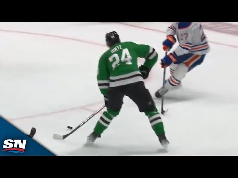 Stars’ Roope Hintz Rips One-Timer For Power-Play Goal vs. Oilers