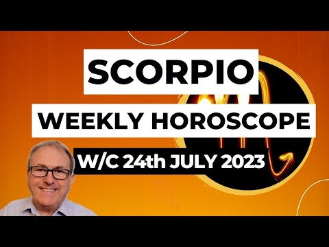 Scorpio Horoscope Weekly Astrology from 24th July 2023