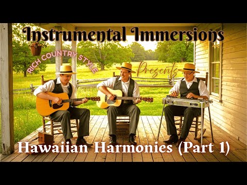 Hawaiian Harmonies (Part 1) | Instrumental Immersions |  Tranquil Country Lap & Steel Guitars