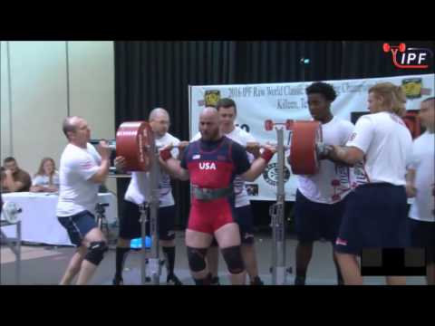 Cornelius Dennis IPF Worlds 2016, 1st Place 120KG - 978.5KG Total