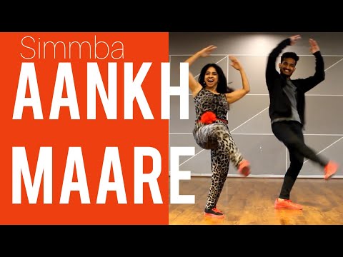 #aankhMAARE #SIMMBA AANKH MAARE/ BOLLYWOOD DANCE/ RANVEER SINGH/ SARA ALI KHAN/ EASY STEPS/ RITU'S