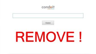 How to remove Conduit search engine from your browser - tutorial (1080p)