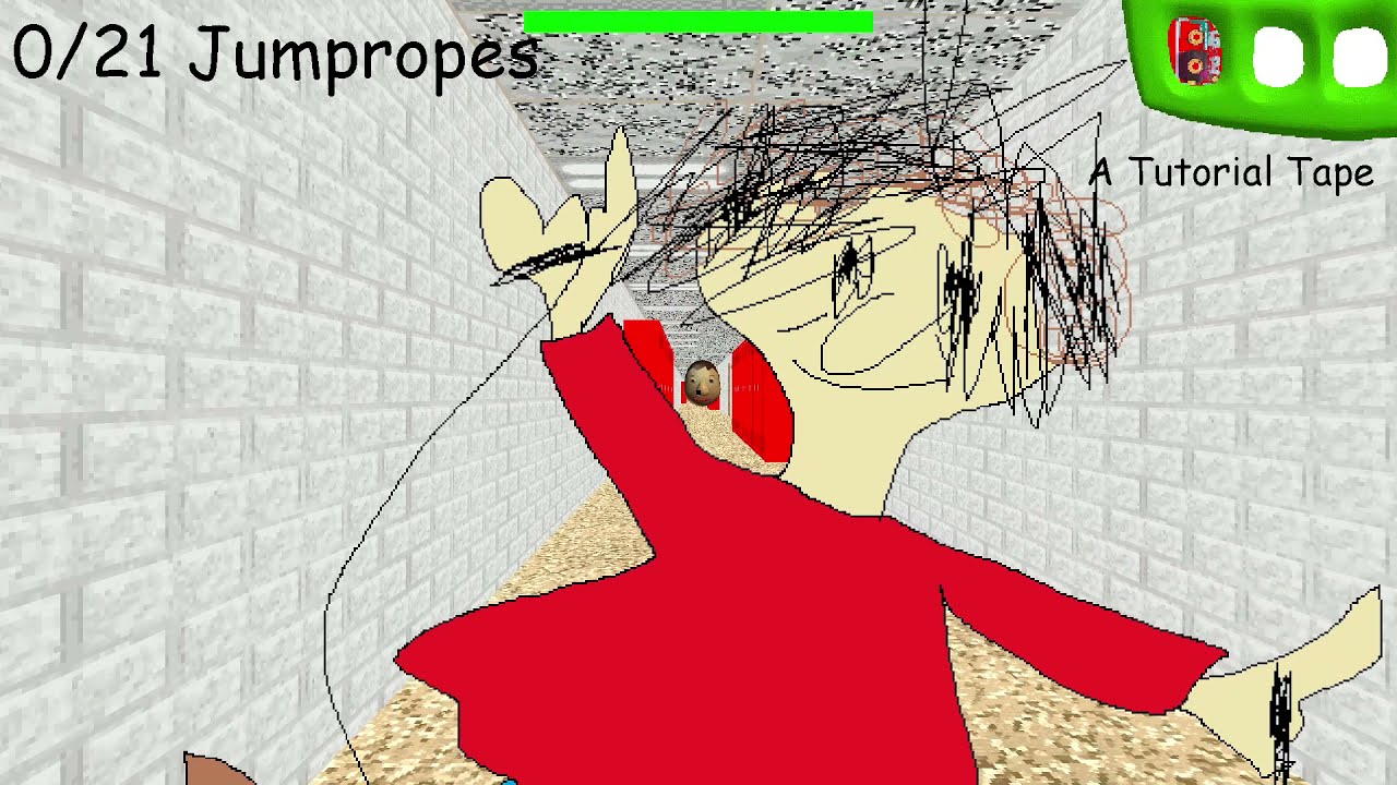 Baldis Basics playable mod as playtime