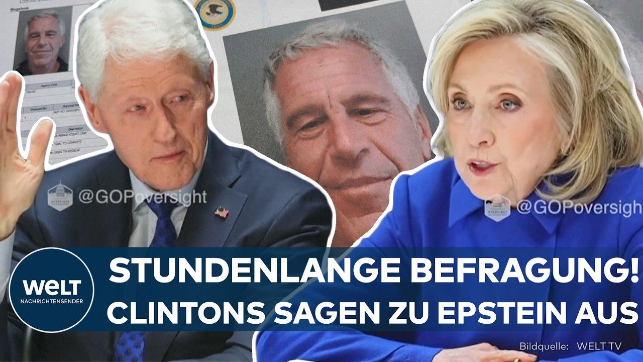 EPSTEIN-FILES: Stundenlang unter Druck! Befragung von Bill und Hillary Clinton – das kam dabei raus