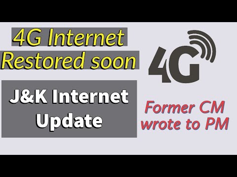 Jammu and Kashmir Internet Update | Good News Coming soon