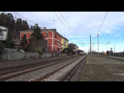 TIGRE E.652-102 CON MERCI IN TRANSITO + SALUTO : BORGO S. DALMAZZO (CN) 8 - 12 - 2014.