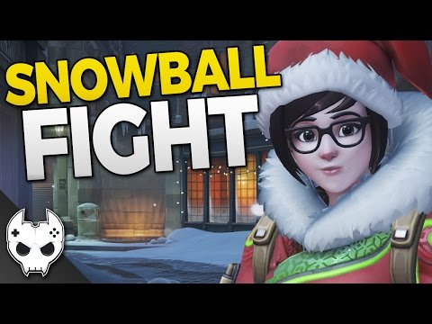 Overwatch SNOWBALL FIGHT - New Holiday Brawl