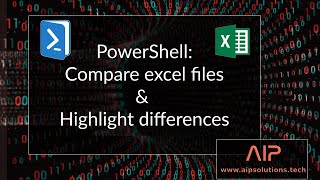 PowerShell: Compare two excel files and highlight differences