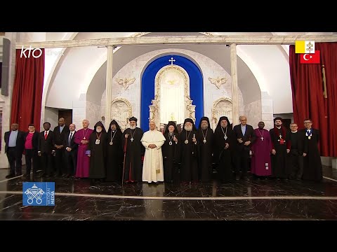 Rencontre du pape Léon XIV avec les chefs des Églises et des communautés chrétiennes à Istanbul