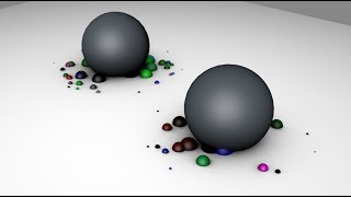 Particles on Collision with Rolling Object in Cinema 4D Tutorial