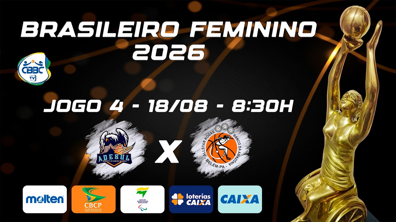 BRASILEIRO FEMININO DE BCR 2026 | ADESUL - CE X ALL STAR RODAS PARÁ - PA