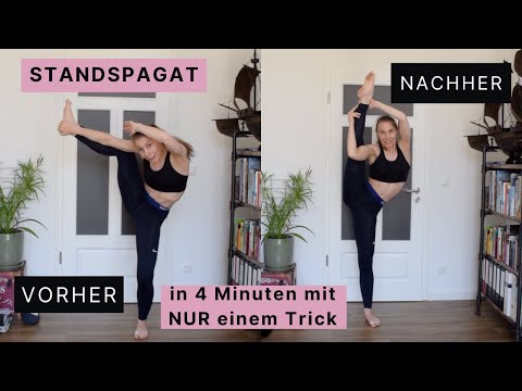 Spagat im Stand - dieser Trick garantiert