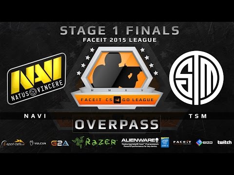 NaVi vs TSM - Map 1 - Overpass (FACEIT 2015 League Stage 1 Finals)