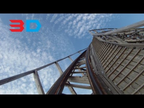 Mammut 3D back seat on-ride backwards HD POV Erlebnispark Tripsdrill
