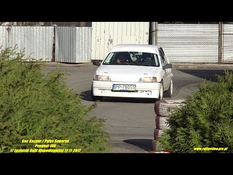 Gac Kacper / Pałys Seweryn - Peugeot 106 - 17 Jasielski Rajd Niepodległości 11-11-2017
