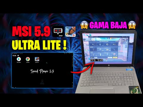 NUEVO MSI 5.9 ULTRA LITE PARA PC GAMA BAJA - MEJOR EMULADOR FREE FIRE 2025 😱