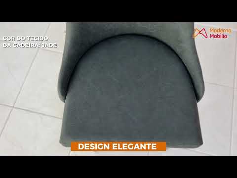 Video thumbnail of Conjunto com 2 Cadeiras Metal Vicenza Moderna Mobilia