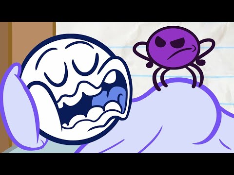 Sleepy Pencilmate VS The Scary Spider! - Pencilmation India (720p).mp4