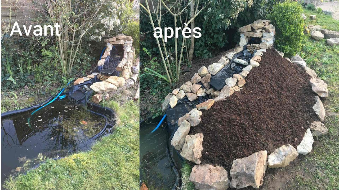 Watch Cascade Préformée Pour Bassin Now JE CONSTRUIT UNE CASCADE POUR MON BASSIN !!