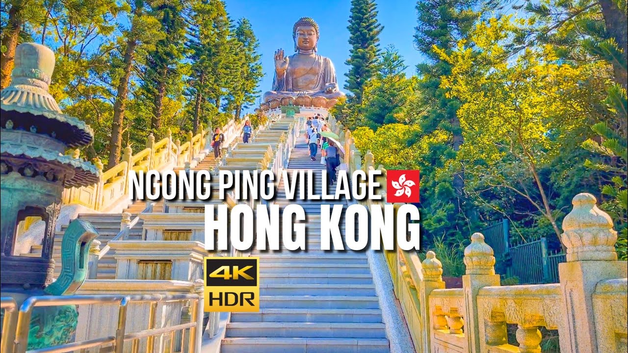 Experience the calm and charm of Ngong Ping Village in Hong Kong