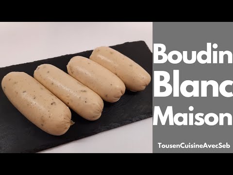 RECETTE de BOUDIN BLANC MAISON (Tous en cuisine avec Seb)
