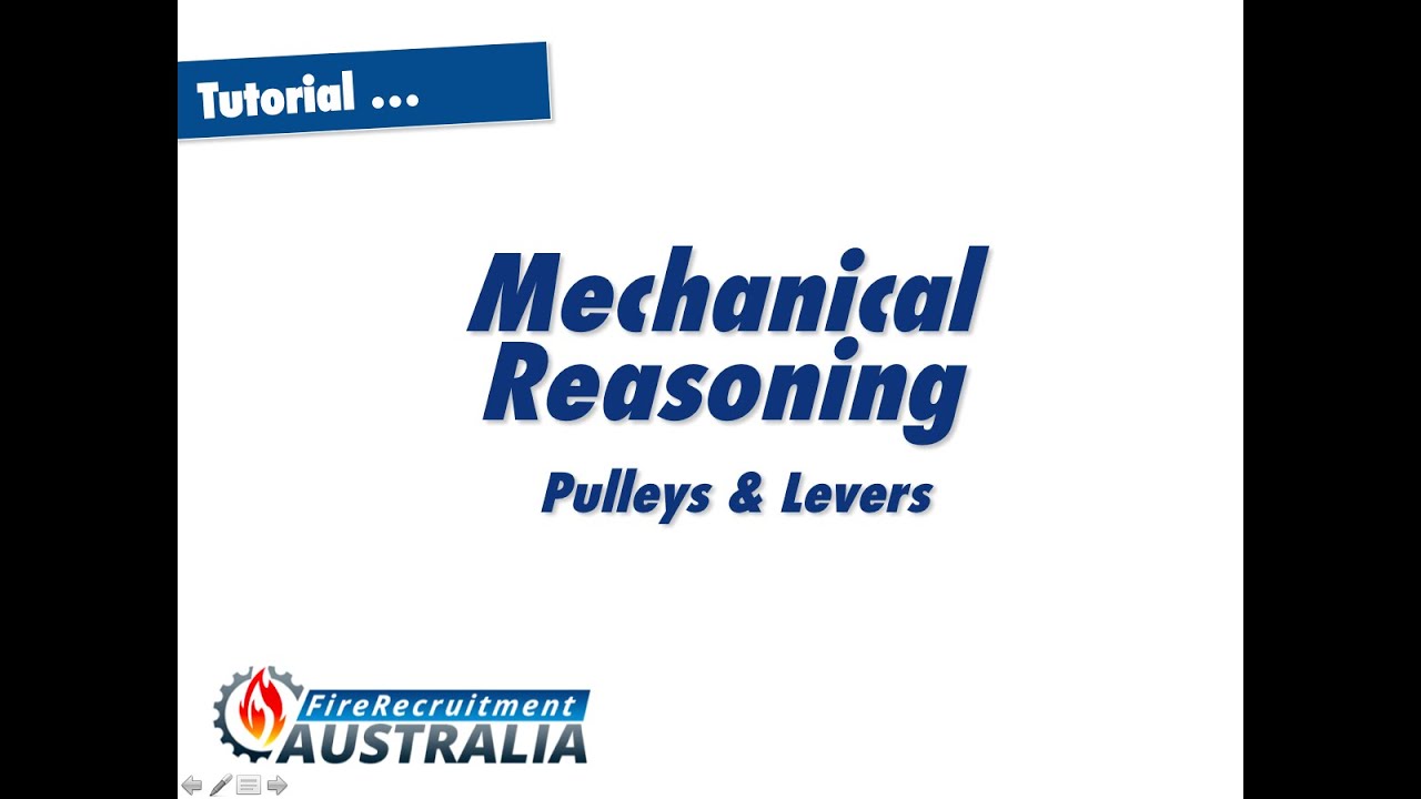 Mechanical Reasoning Pulleys and Levers