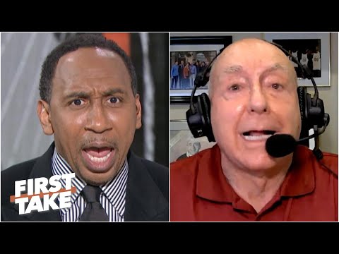 迪克-維特爾就NCAA錦標賽和本-西蒙斯與布蘭登-英格拉姆的對比進行了辯論。 (Dick Vitale debates Stephen A. on the NCAA tournament and Ben Simmons vs. Brandon Ingram |First Take)