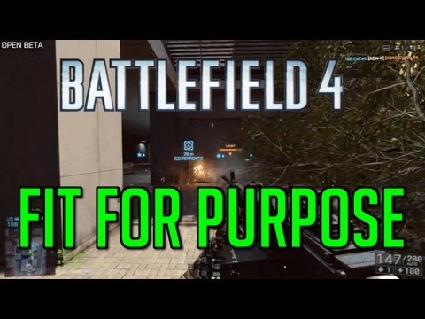 Battlefield 4 Beta - Fit For Purpose | Support Class Guide (Battlefield 4 Beta Gameplay Commentary)