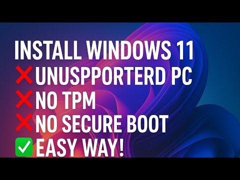 Install Windows 11 on Any PC in 2025 – No TPM, No Secure Boot Needed!!!