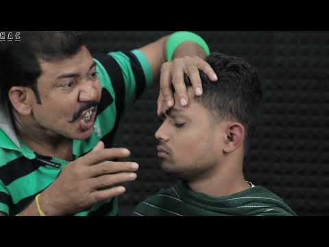 Asim Barber Head And Body Massage With New Tool | Hair Crack Neck Crack Ear Crack ASMR For Sleep