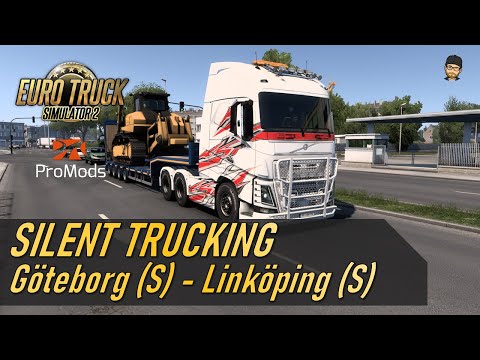 Göteborg (S) - Linköping (S) | Volvo FH16 | Silent Trucking - No Commentary - ETS2 + ProMods