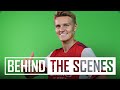 Martin Odegaard and Aaron Ramsdale's signing day | Behind the scenes