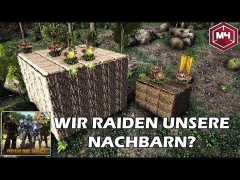 ARK Primalwars Modded - Wir RAIDEN unsere Nachbarn! PTERANODON retten! (Folge 2)