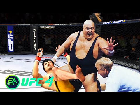 UFC4 Bruce Lee vs King Kong Bundy EA Sports UFC 4 PS5