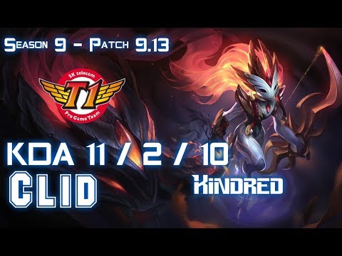 SKT T1 Clid KINDRED vs KARTHUS Jungle - Patch 9.13 KR Ranked