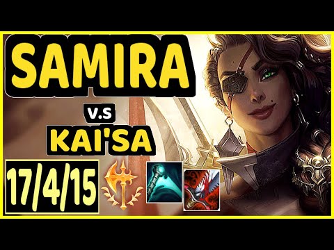 ATTILA (SAMIRA) vs KAI'SA - QUADRAKILL 17/4/15 KDA BOTTOM ADC GAMEPLAY - EUW Ranked GRANDMASTER