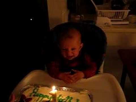 Bringing the cake and singing Happy Birthday!