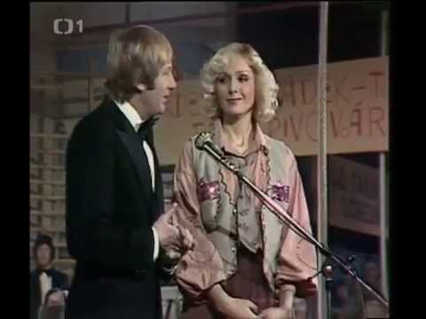 Helena Vondráčková a Luděk Sobota v pořadu Ring volný, 1979