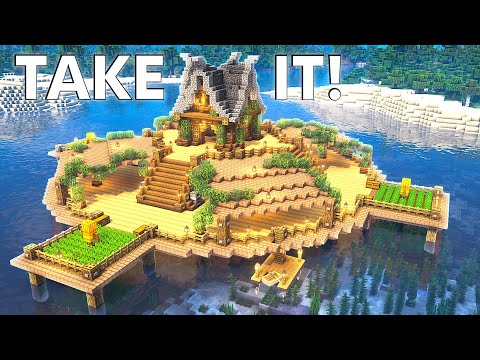 Minecraft Base on a Lake with FREE World Download