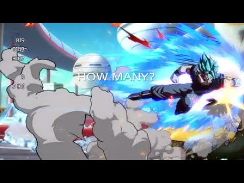 Blue Goku: Most Loops in 1 Combo (cool route)