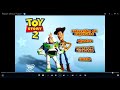 Toy Story 2 DVD Menu 2000 En Inglés Español Y Portugués
