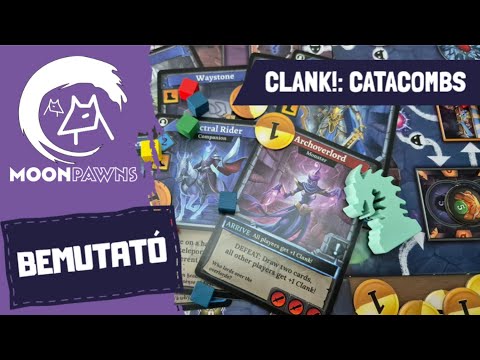 Clank!: Catacombs társasjáték bemutató | Új mélységek a katakombában! - MOONPAWNS