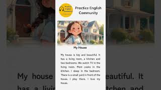 English Listening Practice – A Short Story My House| Short English Story with Subtitles  #english
